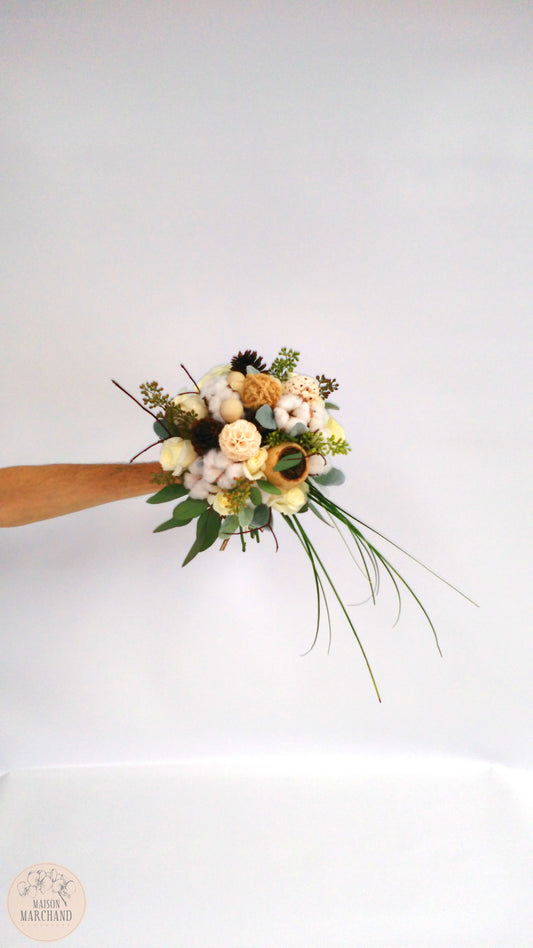 Bouquet de mariage d'hiver